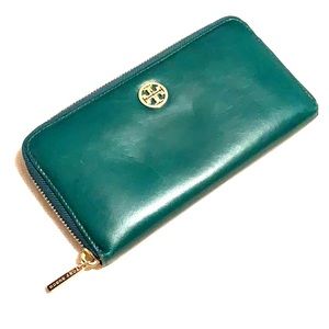 Tory Burch Green Wallet